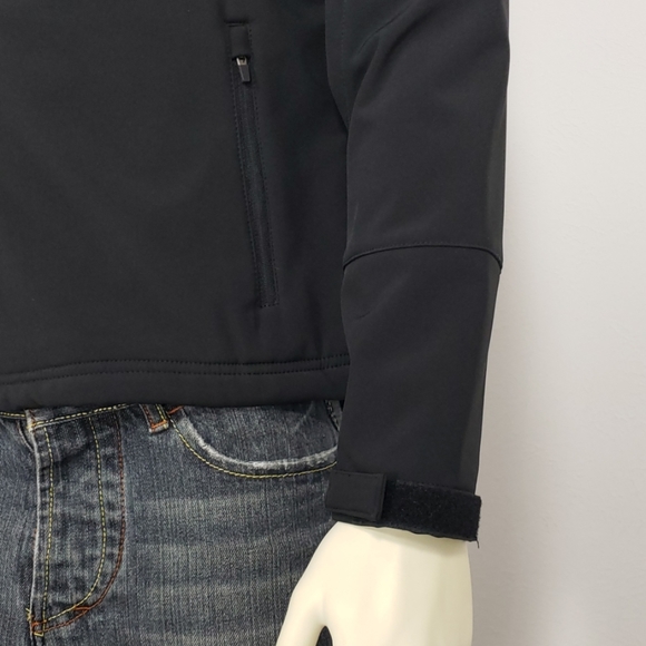 18OS BLACK SOFTSHELL JACKET MEN'S S - Picture 5 of 8